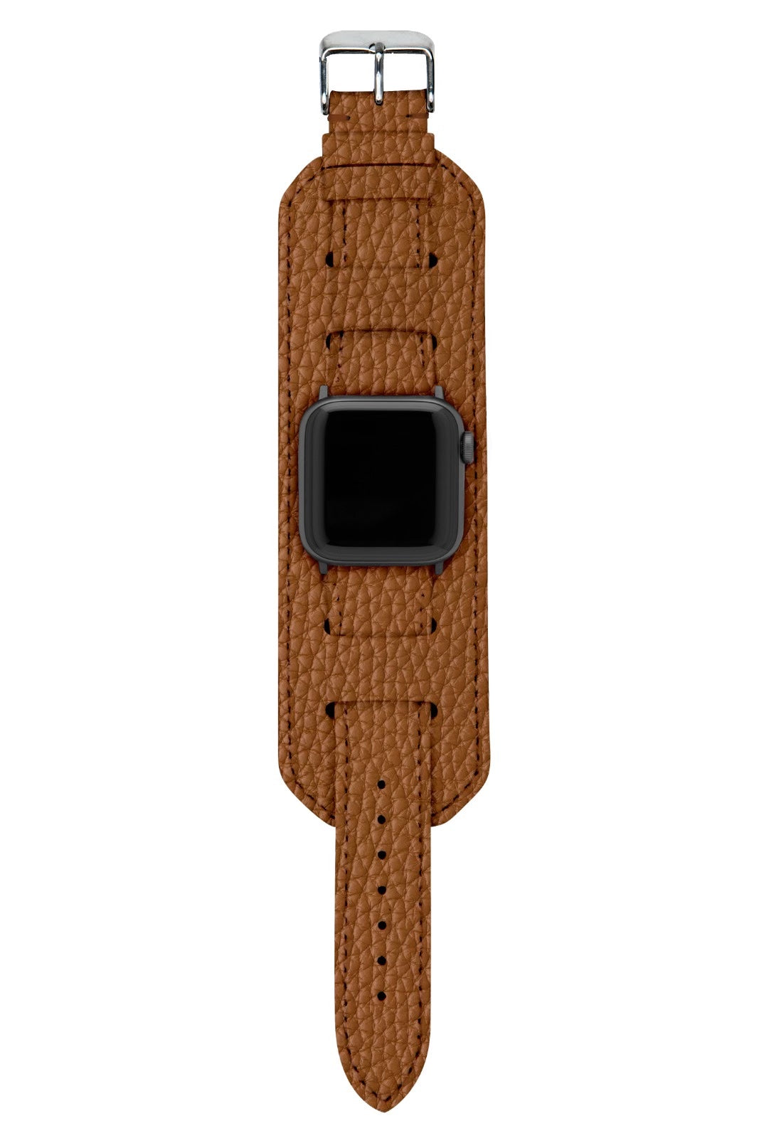 RockStar SmrtKuff® for Apple Watch® & Analog | french leather gold 