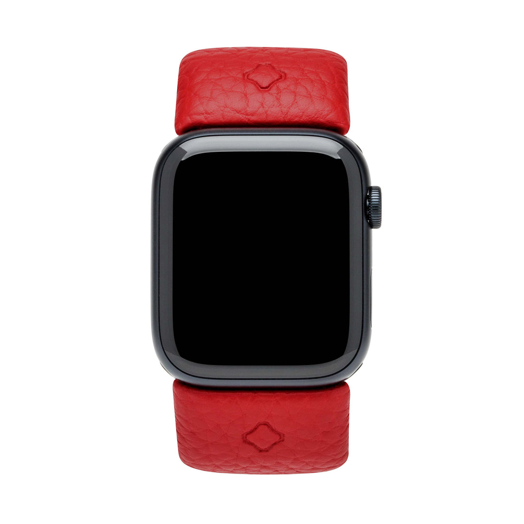 RockStar SmrtKuff® for Apple Watch® & Analog | red ruby