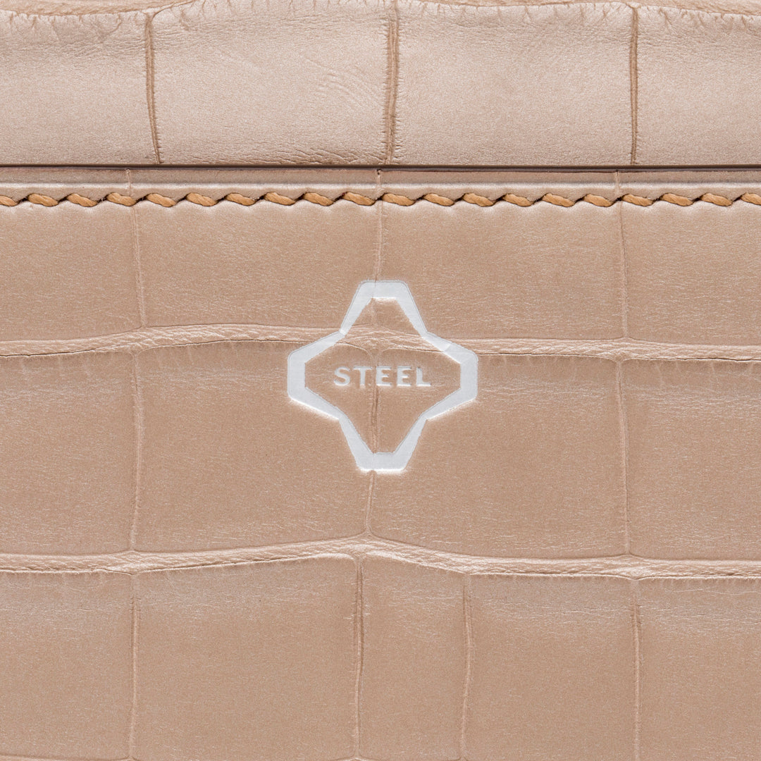 STEEL Everywhere Clutch Sculpture champagne gold
